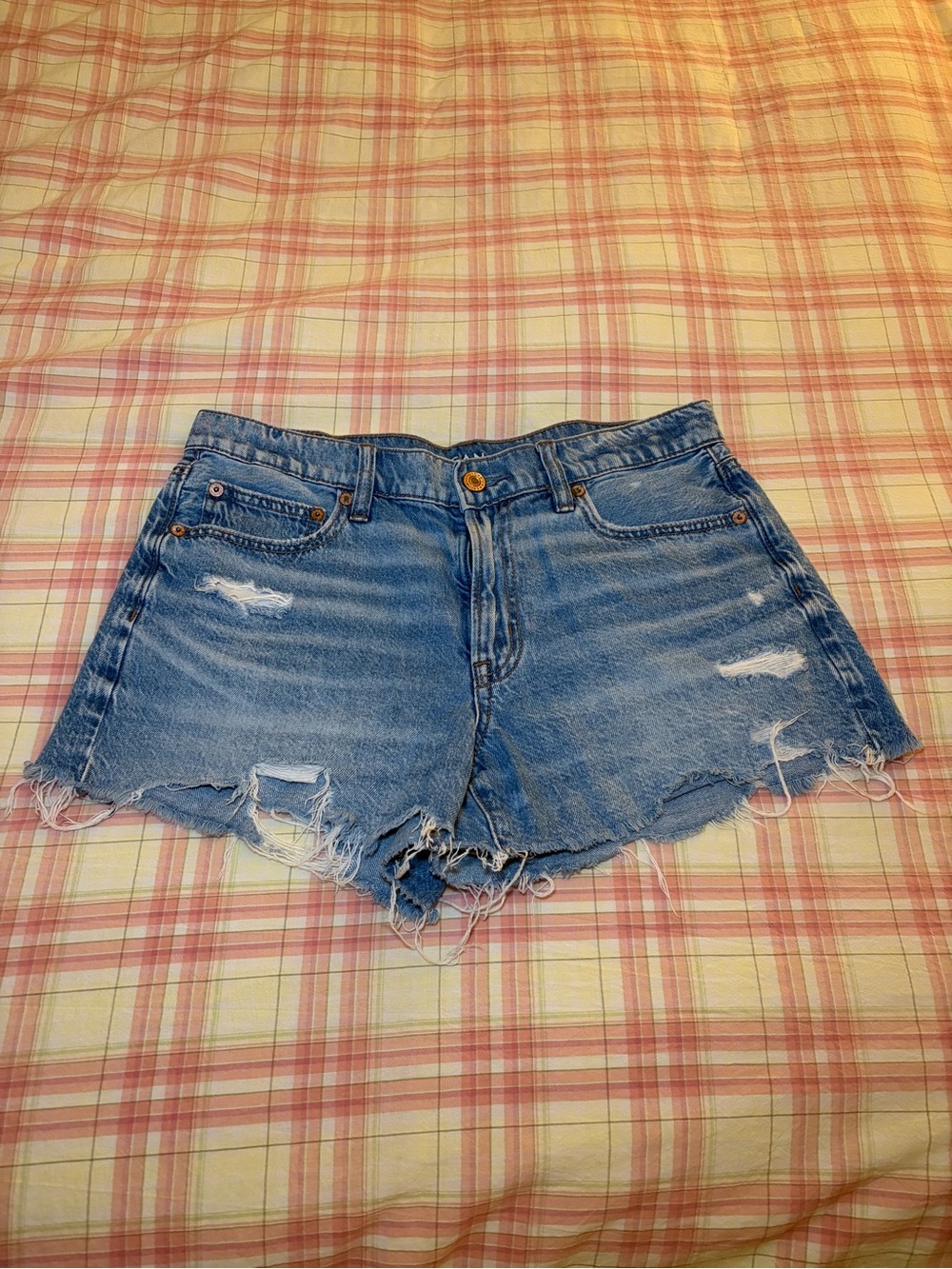 American Eagle High Rise Mom Shorts